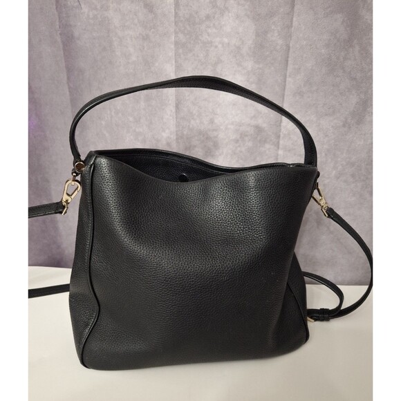 Kate Spade New York Chester Street Michaela Pebbled Shoulder Bag Black Luxury - Picture 2 of 16